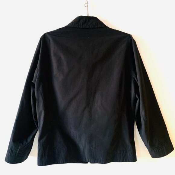 HUGO BOSS LIGHTWEIGHT FRONT ZIPPER BLACK JACKET MEN SIZE  46 - Picture 7 of 13